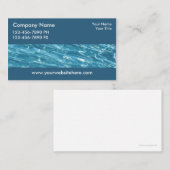 Carte De Visite Thème Piscine (Devant / Derrière)