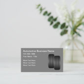 Carte De Visite Thème Pneumatiques pour services automobiles (Debout devant)