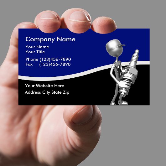 Carte De Visite Thème Rétro Automobile