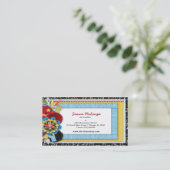 Carte De Visite Thème scolaire (Debout devant)