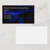 Carte De Visite Thème Services Automobile (Devant / Derrière)