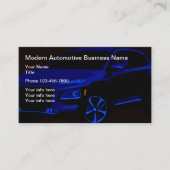 Carte De Visite Thème Services Automobile (Devant)