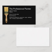 Carte De Visite Thème simple de pinceau (Devant / Derrière)