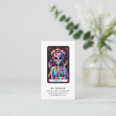 Carte de visite Thème Tarot pour technicien en pos (Debout devant)