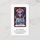 Carte de visite Thème Tarot pour technicien en pos (Devant)