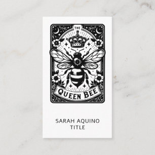 Carte De Visite Thème Tarot Reine des Abeilles