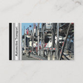 Carte De Visite Thème Transporteur Automobile (Devant)