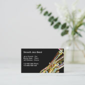 Carte De Visite Thème Trumpet du Jazz Band (Debout devant)