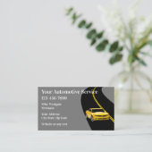 Carte De Visite Thème Voie de l'Automotive Services (Debout devant)