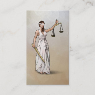Carte De Visite Themis - Madame Justice