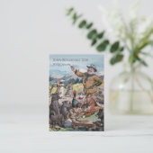 Carte De Visite Theodore Roosevelt - Professeur d'histoire et de g (Debout devant)