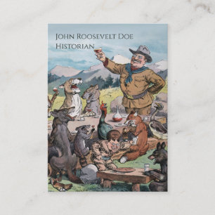 Carte De Visite Theodore Roosevelt - Professeur d'histoire et de g