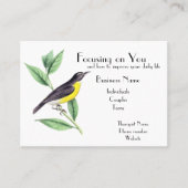 Carte De Visite "Thérapeute" (Devant)