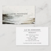 Carte De Visite Thérapeute Abstraite (Devant / Derrière)