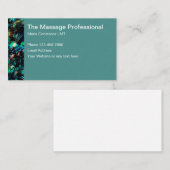 Carte De Visite Thérapeute autorisé de massage (Devant / Derrière)