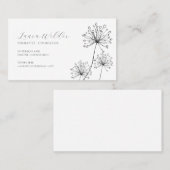 Carte De Visite Thérapeute Conseiller (Devant / Derrière)