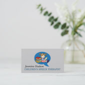 Carte De Visite Thérapeute de la parole pour enfants (Debout devant)
