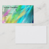Carte De Visite Thérapeute de l'autisme (Devant / Derrière)