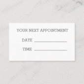 Carte De Visite Thérapeute de massage (Dos)