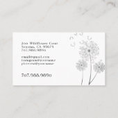 Carte De Visite Thérapeute de massage (Dos)