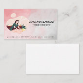 Carte De Visite Thérapeute de massage | Acupuncture Médecine holis (Devant / Derrière)