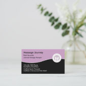 Carte De Visite Thérapeute de massage agréé (Debout devant)