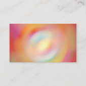 Carte De Visite Thérapeute de massage autorisé par zen (Dos)