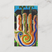 Carte De Visite Thérapeute de massage, carrosserie, (Dos)