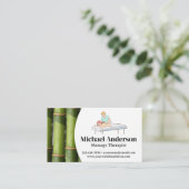 Carte De Visite Thérapeute de massage en séance (Debout devant)