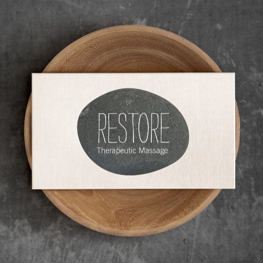 Carte De Visite Thérapeute de massage et professeur de méditation