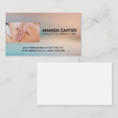 Carte De Visite Thérapeute de massage | Médecine holistique (Devant / Derrière)
