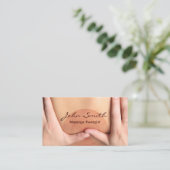 Carte De Visite Thérapeute de massage professionnelle (Debout devant)