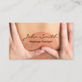 Carte De Visite Thérapeute de massage professionnelle (Devant)