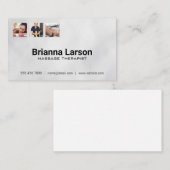 Carte De Visite Thérapeute de massage | Professionnels de la santé (Devant / Derrière)