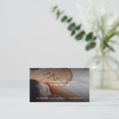 Carte De Visite Thérapeute de massage | Séance de massage (Debout devant)
