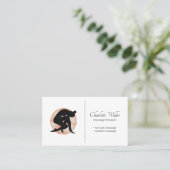 Carte De Visite Thérapeute de massage simple (Debout devant)