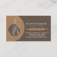 Thérapeute de Massage Thérapie Bois Sculpture Corp