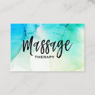 Carte De Visite *~* Thérapeute de massage - Thérapie de massage 