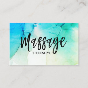 Carte De Visite ** Thérapeute de massage ~ Thérapie de massage A