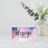 Carte De Visite ** Thérapeute de massage - Thérapie de massage Aqu (Debout devant)