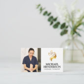 Carte De Visite Thérapeute de massage | Thérapie de massage des pi (Debout devant)