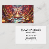 Carte De Visite Thérapeute de massage Zen Stones (Devant / Derrière)