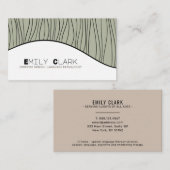 Carte De Visite Thérapeute du langage moderne (Devant / Derrière)