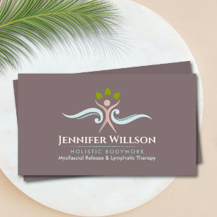 Carte De Visite Thérapeute en travail corporel holistique Massage