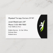 Carte De Visite Thérapeute physique (Devant)