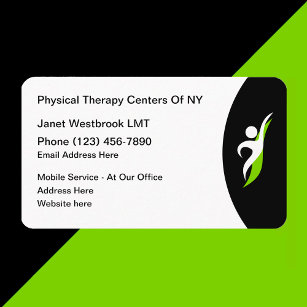 Carte De Visite Thérapeute physique