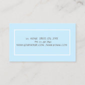 Carte De Visite Thérapeute, Pierres, Silhouette Arbre Or (Dos)