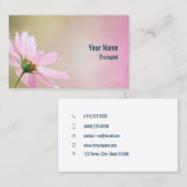 Carte De Visite Thérapeute sur mesure cosmos (Devant / Derrière)