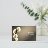 Carte De Visite Thérapeute sur mesure sépia (Debout devant)