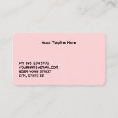 Carte De Visite Thérapeute vocale SLP (Dos)